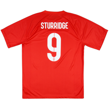 2014-15 England Away Shirt Sturridge #9 - 10/10 - (L)