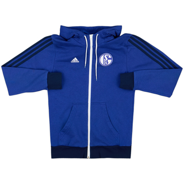 2014-15 Schalke adidas Hooded Track Jacket - 8/10 - (XS)