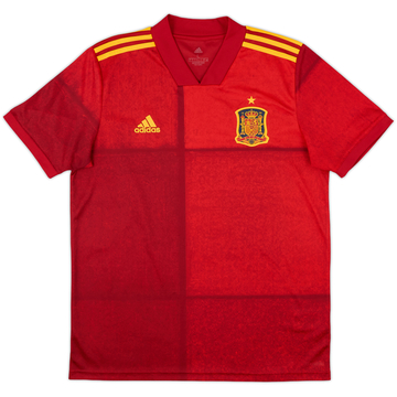 2020-21 Spain Home Shirt - 10/10 - (L)