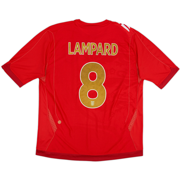 2006-08 England Away Shirt Lampard #8 - 6/10 - (XL)