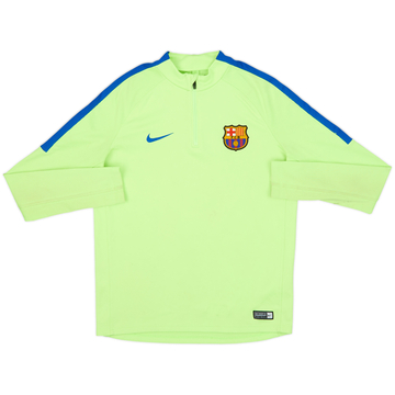 2017-18 Barcelona Nike 1/4 Zip Drill Top - 5/10 - (XL.Boys)