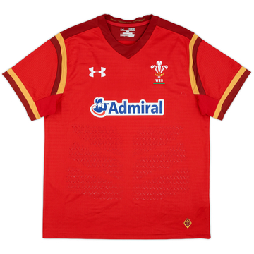 2015-16 Wales Rugby Home Shirt - 8/10 - (M)