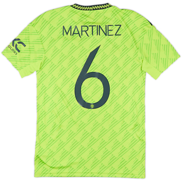 2022-23 Manchester United Third Shirt Martinez #6 - 9/10 - (S)