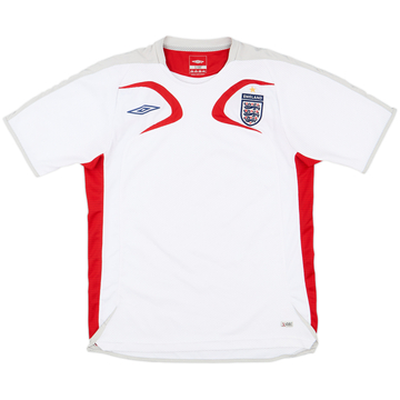 2006-08 England Umbro Training Shirt - 9/10 - (M)