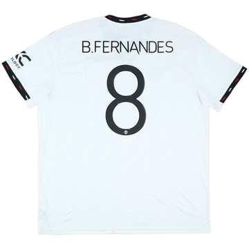 2022-23 Manchester United Away Shirt B.Fernandes #8 - 7/10 - (XXL)