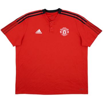 2022-23 Manchester United adidas Polo Shirt - 8/10 - (XL)