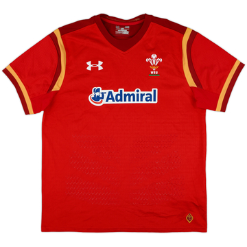 2015-16 Wales Rugby Union Home Shirt - 10/10 - (L)