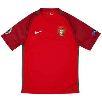 2016-18 Portugal Home Shirt Barrett #7 - 4/10 - (M)