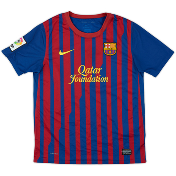 2011-12 Barcelona Home Shirt - 6/10 - (L.Boys)
