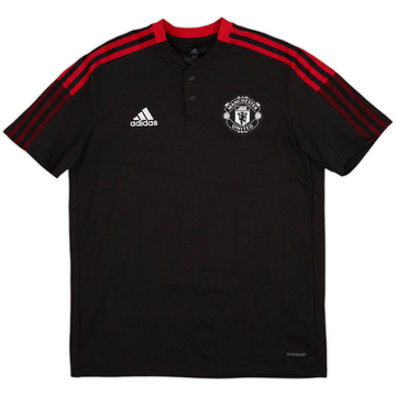 2021-22 Manchester United adidas Polo Shirt - 9/10 - (M)