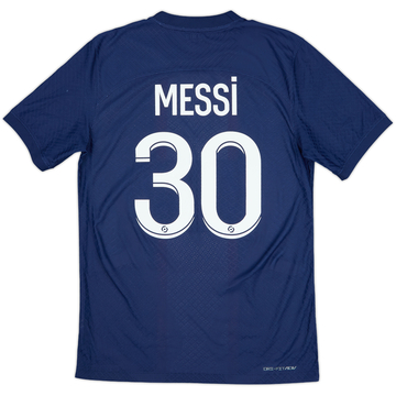 2022-23 Paris Saint-Germain Authentic Home Shirt Messi #30 - 9/10 - (S)