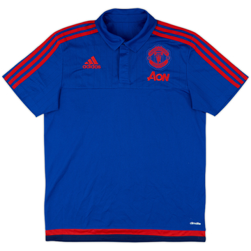 2015-16 Manchester United adidas Polo Shirt - 9/10 - (M)