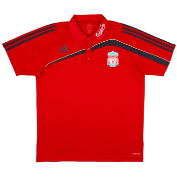 2009-10 Liverpool adidas Polo Shirt - 8/10 - (L)
