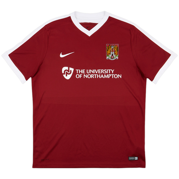 2016-17 Northampton Home Shirt - 9/10 - (XL)
