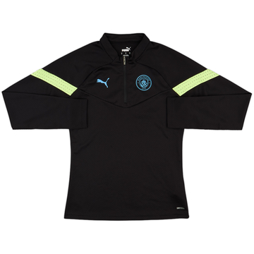 2022-23 Manchester City Puma 1/4 Zip Drill Top - 10/10 - (Women's S)