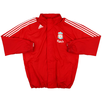 2008-09 Liverpool adidas Hooded Rain Jacket - 7/10 - (L)