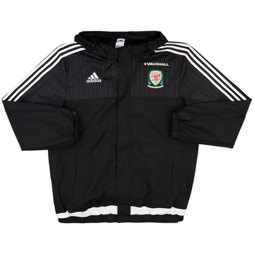 2015-16 Wales adidas Hooded Rain Jacket - 6/10 - (L)