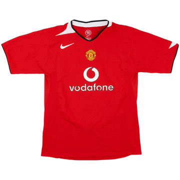2004-06 Manchester United Home Shirt - 8/10 - (XL.Boys)