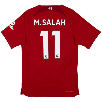 2022-23 Liverpool Authentic Home Shirt M.Salah #11 - 9/10 - (S)