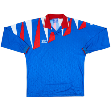 1990s Umbro Template L/S Shirt - 9/10 - (XL)