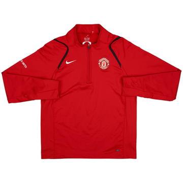 2006-07 Manchester United Nike 1/4 ZIp Drill Top - 8/10 - (M)