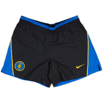 2001-02 Inter Milan Home Shorts - 8/10 - (S.Boys)