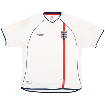 2001-03 England Home Shirt - 4/10 - (XL)