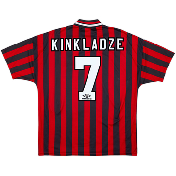 1994-96 Manchester City Away Shirt Kinkladze #7 - 7/10 - (XL)