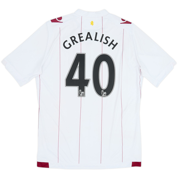 2014-15 Aston Villa Away Shirt Grealish #40 - 7/10 - (XL)