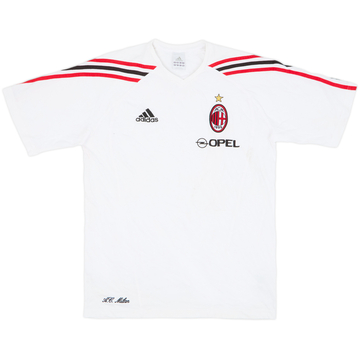 2005-06 AC Milan Player Issue adidas Cotton Tee - 7/10 - (S/M)