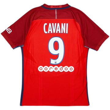 2016-17 Paris Saint-Germain Authentic Away Shirt Cavani #9 - 6/10 - (M)