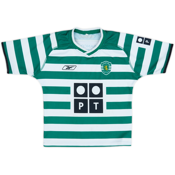 2003-04 Sporting CP Home Shirt - 6/10 - (5-6 Years)