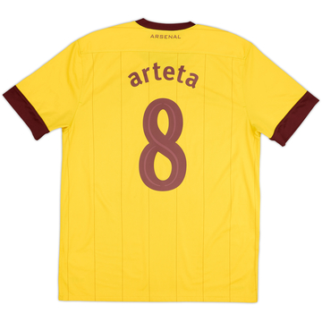 2010-13 Arsenal Away Shirt Arteta #8 - 7/10 - (L)