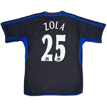 2002-04 Chelsea Away Shirt Zola #25 - 9/10 - (L)
