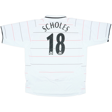 2003-05 Manchester United Third Shirt Scholes #18 - 6/10 - (XXL)