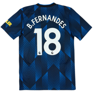 2021-22 Manchester United Third Shirt B.Fernandes #18 - 10/10 - (S)