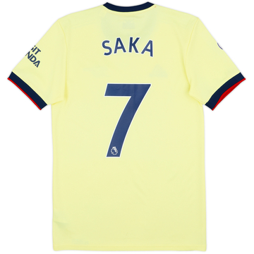 2021-22 Arsenal Away Shirt Saka #7 - 9/10 - (S)