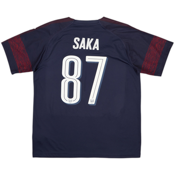 2018-19 Arsenal Away Shirt Saka #87 - 7/10 - (L)