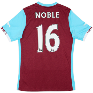 2016-17 West Ham Home Shirt Noble #16 - 7/10 - (S)
