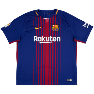 2017-18 Barcelona Home Shirt - 5/10 - (XL)