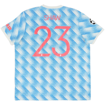 2021-22 Manchester United Away Shirt Shaw #23 - 10/10 - (XXL)