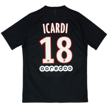 Camiseta de la cuarta equipación del Paris Saint-Germain 2019-20 Icardi #18 - 8/10 - (M)