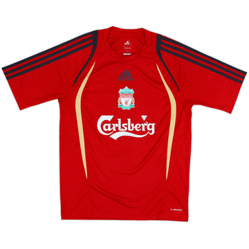 2009-10 Liverpool adidas Training Shirt - 8/10 - (S)