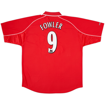 2000-02 Liverpool 'Worthington Cup Final' Home Shirt Fowler #9 (XL)