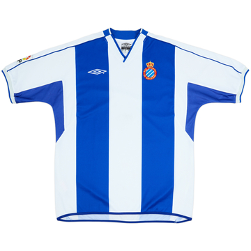 2002-03 Espanyol Local Camiseta - 8/10 - (L)
