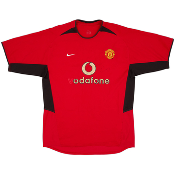 2002-04 Manchester United Home Shirt - 4/10 - (XL)