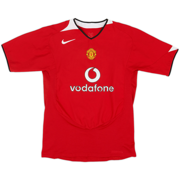 2004-06 Manchester United Home Shirt - 5/10 - (M.Boys)