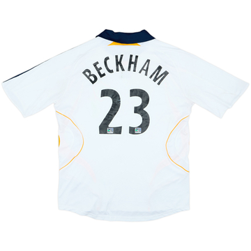 2007-08 LA Galaxy Home Shirt Beckham #23 - 4/10 - (L)
