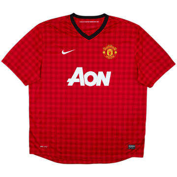 2012-13 Manchester United Home Shirt - 4/10 - (XXL)