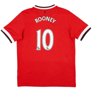 2014-15 Manchester United Home Shirt Rooney #10 - 5/10 - (L.Boys)